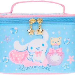 Ellon Kawaii Puppy Makeup Cosmetic Train Case Bag Travel Organizer Portable