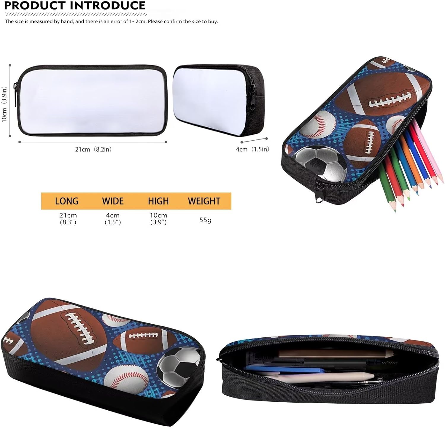 Rnyleeg Girls Kawaii Backpack Strawberry Cow Print Cute School Bag Bookbag for Preschool Kindergarten Lunch Bag Pencil Box and Toddler Tifold Wallets,4 In 1 - Image 4