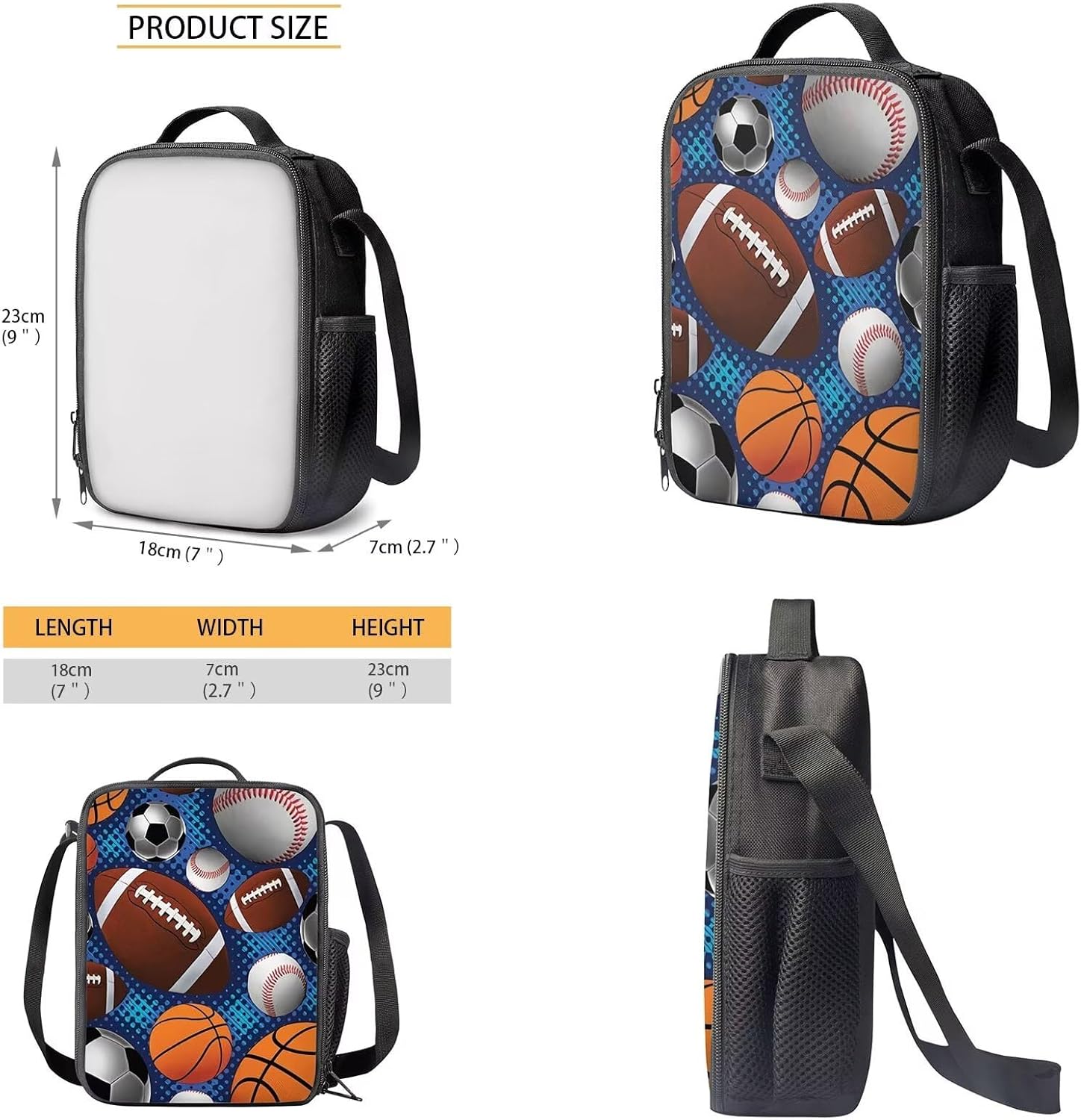 Rnyleeg Girls Kawaii Backpack Strawberry Cow Print Cute School Bag Bookbag for Preschool Kindergarten Lunch Bag Pencil Box and Toddler Tifold Wallets,4 In 1 - Image 3